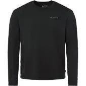 Vaude - Essential Wool L/S T-Shirt - Merinoshirt XL, zwart