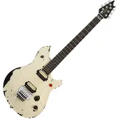 Evh Limited Edition Wolfgang Special Striped Series Ebony Fingerboard Distressed Ivory