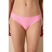 Pentik Textured Ribbel Mid-waist Bikini-broekjes