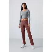Tommy Life Dames Rechtaf Fleece Trainingsbroek