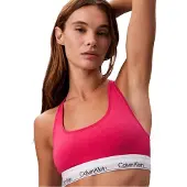 Calvin Klein Dames/Dames Logo Katoenmix Bralette (Levendig Roze)
