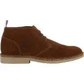 Dune London Heren suède contrastzool woestijnlaarzen (Tan)