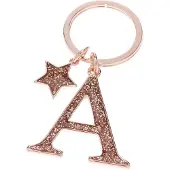Next - Dames - Sleutelhanger met glitterletter - Goud