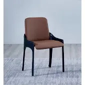 AEA Brauner Esszimmer Stuhl Stilvoller Einsitzer Luxus Polsterstühle Stühle