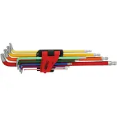 Ks Tools 151.4530 TX Haakse schroevendraaierset T 10, T 15, T 20, T 25, T 27, T 30, T 40, T 45, T 50 9-delig