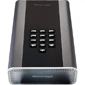 ISTORAGE diskAshur DT 2, 1000 GB, 3.2 Gen 1 (3.1 Gen 1), Zwart, Grafiet
