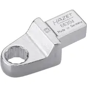 Hazet Insteekringsleutel 6630D-13 · 14 x 18 mm insteekvierkant massief · Buitentwaalfkant tractieprofiel · SW 13 mm