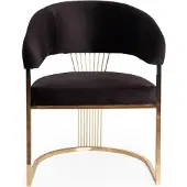 AEA Esszimmer Lehnstuhl Polsterstuhl Stuhl ohne Armlehne Luxus Stühl Wohnzimmer
