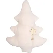 Intratuin Sierkussen Gina Kerstboom Crème 55 X 43 Cm