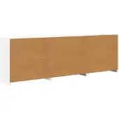 vidaXL Dressoirs 3 st bewerkt hout wit