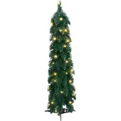 vidaXL Kunstkerstboom met verlichting 45 LED's 90 cm