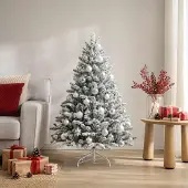 vidaXL Kerstballenset 88 st Zilver en wit Ø 6 cm Kunststof