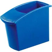 HAN Corbeille à papier MONDO, 18 litres, carré, bleu
