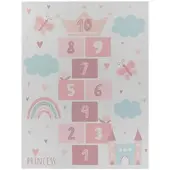 TT Home Kinderkamer tapijt tapijt kinderkamer tapijt antislip hart wolk vlinder 160 x 220 cm Rechthoek 160 x 220 cm Rechthoek beige