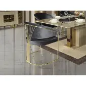 AEA Stuhl schwarz Luxus Esszimmer schöne Möbel Design elegante Stühle moderne Holz