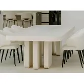 AEA Stilvoller Weißer Esstisch Designer Küchentische Holztische Möbel