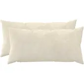 vidaXL Kussensloop 2 st HEERLEN Crèmekleurig 40 x 70 cm