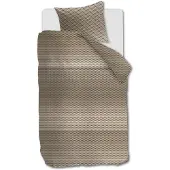 Kardol Dekbedovertrek Lofty Natural Katoensatijn-140 x 200 / 220 cm | 1-Persoons