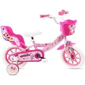 Denver Bike Kinderfiets Minnie 12 inch 1 versnelling met zijwieltjes roze