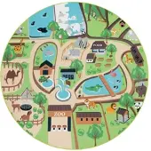 TT Home Kinderkamertapijt tapijt jongen meisje kinderkamertapijt baby antislip straat