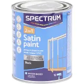 Spectrum 2-in-1 hoogglans verf zwart 750 ml