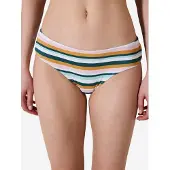 Pentik Gestreepte Mid-waist Hipster Bikini Onderbroek