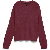 Vero Moda - VMPUFF LS O-NECK PULLOVER BOO Dames Trui