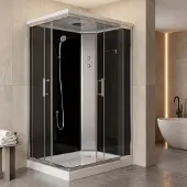 Saniclear Econo complete douchecabine rechthoek 120x80x215cm