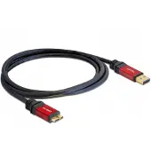 DeLOCK Premium - USB-kabel - USB Type A (mannelijk) naar Micro-USB Type B (mannelijk) - USB 3.0 - 2 meter - Zwart