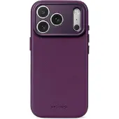 Decoded Leather Hoesje iPhone 18 Pro Hoesje Plum