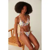 Pentik Bloemen Sliptaille Bikini Onderstuk
