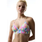 Pentik Abstracte Print Convertible Bikini Top
