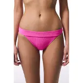 Pentik Lage Taille Geribbelde Bikini Onderkant