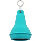 Combicraft Hotel sleutelhanger Mayfair met open onderkant 41x70mm turquoise - 50 stuks