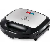 ROYAL SWISS Tosti IJzer 750W – Tosti Apparaat voor 2 Tosti’s – Anti-aanbakplaten – 2 Controlelampjes