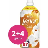 Lenor 2+4 gratis2+2 gratis: Wasverzachter Amber & Orchidee 87 Wasbeurten 1872 ml