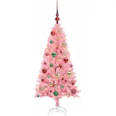 vidaXL Kerstboom Roze 120 cm PVC