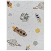 TT Home Kinderkamertapijt tapijt kinderkamertapijt antislip planeten sterren raketten