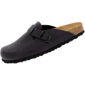 Lico Houten klomp slipper, uni, BIOLINE CLOG, zwart, maat 42