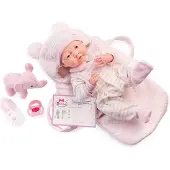 JC Toys 18791 La Newborn, babypop, roze. (Kenmerken niet van toepassing op dit product.)