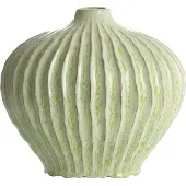 Light & Living Vaas Lorito Keramiek, 30cm - Mintgroen