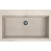 Laveo BADLAND Spoelbak, granietspoelbak, enkele spoelbak, TAU 50x80, beige | Inclusief sifon!
