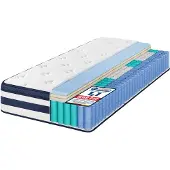 Vasagle Matras, gel-memoryfoam, medium-stevig, H3, 200 x 90 x 25 cm