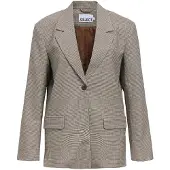 Object Blazers 'OBJLisa' crème / nachtblauw / bruin