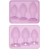Lovetoy - Siliconen IJsblokjesvorm - Buttplug Set - Lila