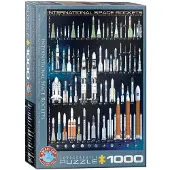 Eurographics Puzzel, Internationale Ruimteraketten - 1000 stukjes, karton