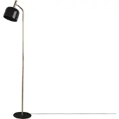 Leitmotiv Vloerlamp Smart - Zwart - 26x26x164cm - Modern - Staande lampen voor Woonkamer - Slaapkamer
