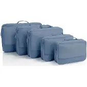 Heys kledingzak EcoTex Packing Cubes Set 5pc Blue blauw