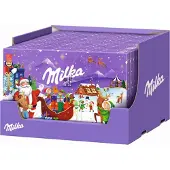 Milka Adventskalender Melkchocolade met Melkcrèmevulling - 200g