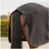 QHP Showdeken Avenna Black - 205 - Uitrijdeken | Zwart | Zweet dekens paard